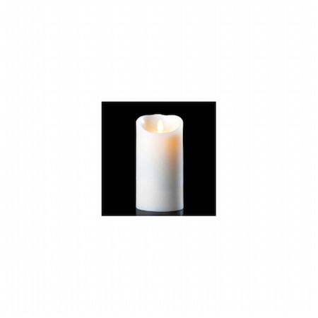 Northlight Seasonal Off-White Luminara Flickering Flameless LED Lighted Outdoor Pillar Candle 31105543
